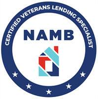 NAMB Certified Veterans Lending Specialist badge