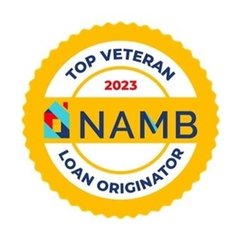 NAMB Top Veteran Loan Originator 2023 badge